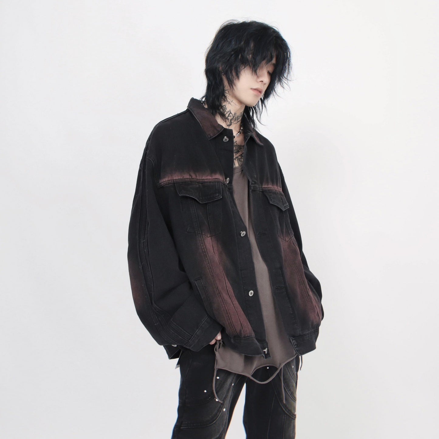 OLD PROCESSED DENIM JACKET MNW1192