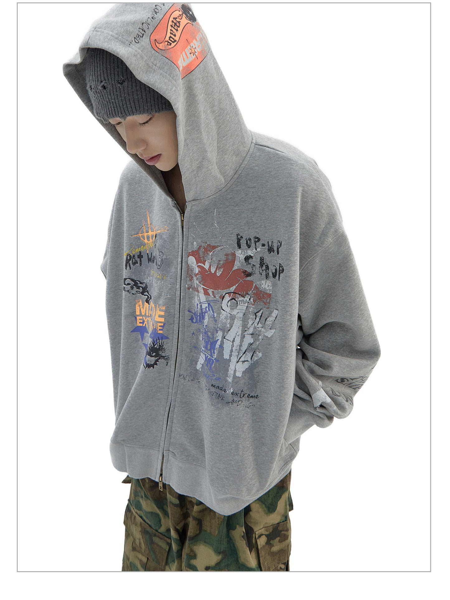 RETRO STREET HOODIE MNW1909