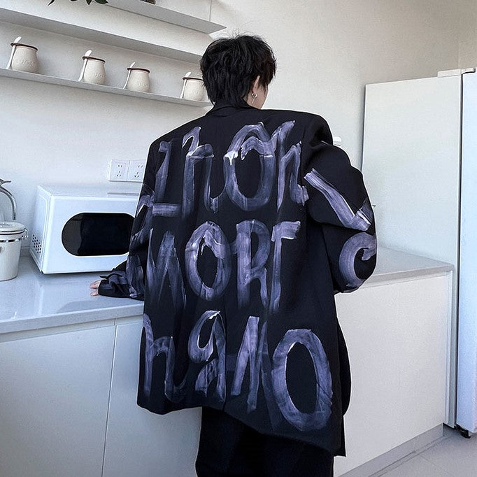 BIG TEXT JACKET MNW1051