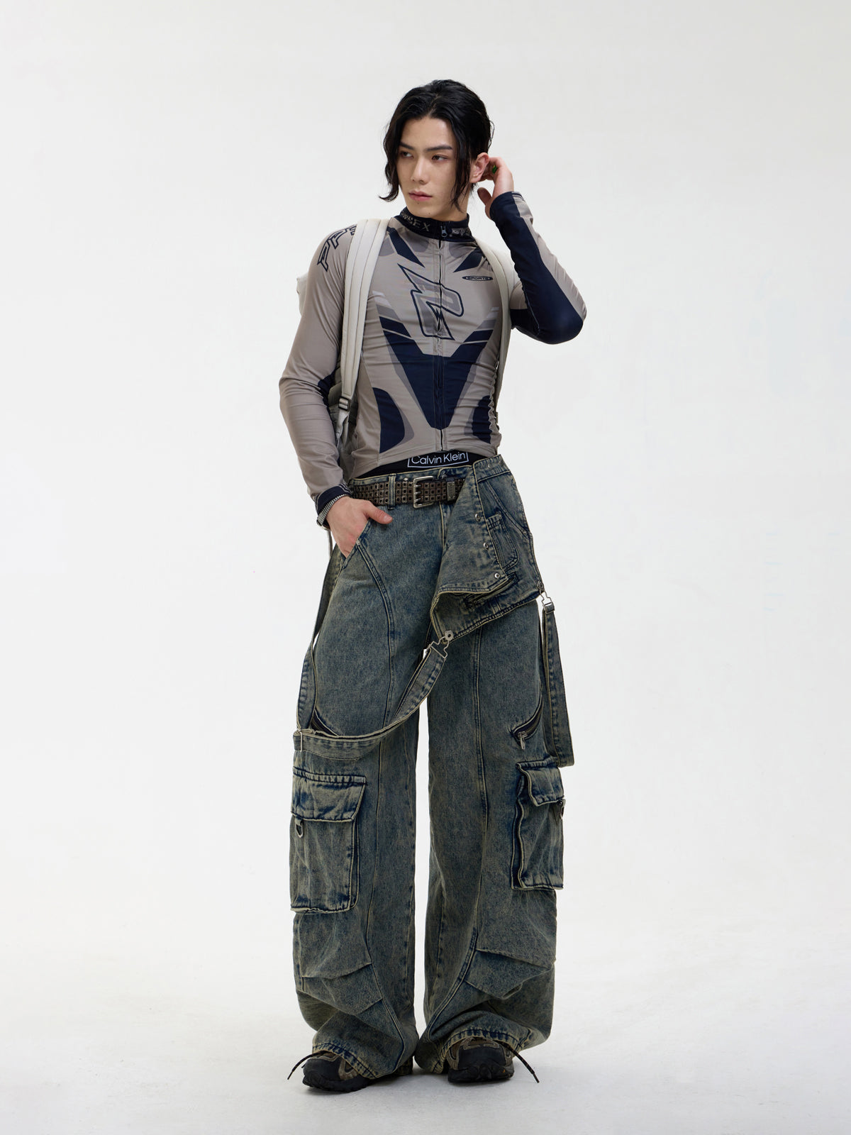 DENIM ARRANGEMENT OVERALLS MNW1614