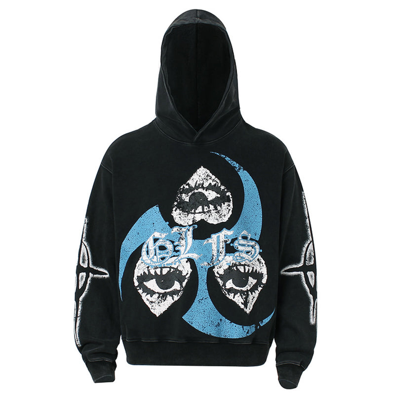 UNIQUE PRINT HOODIE MNW1924