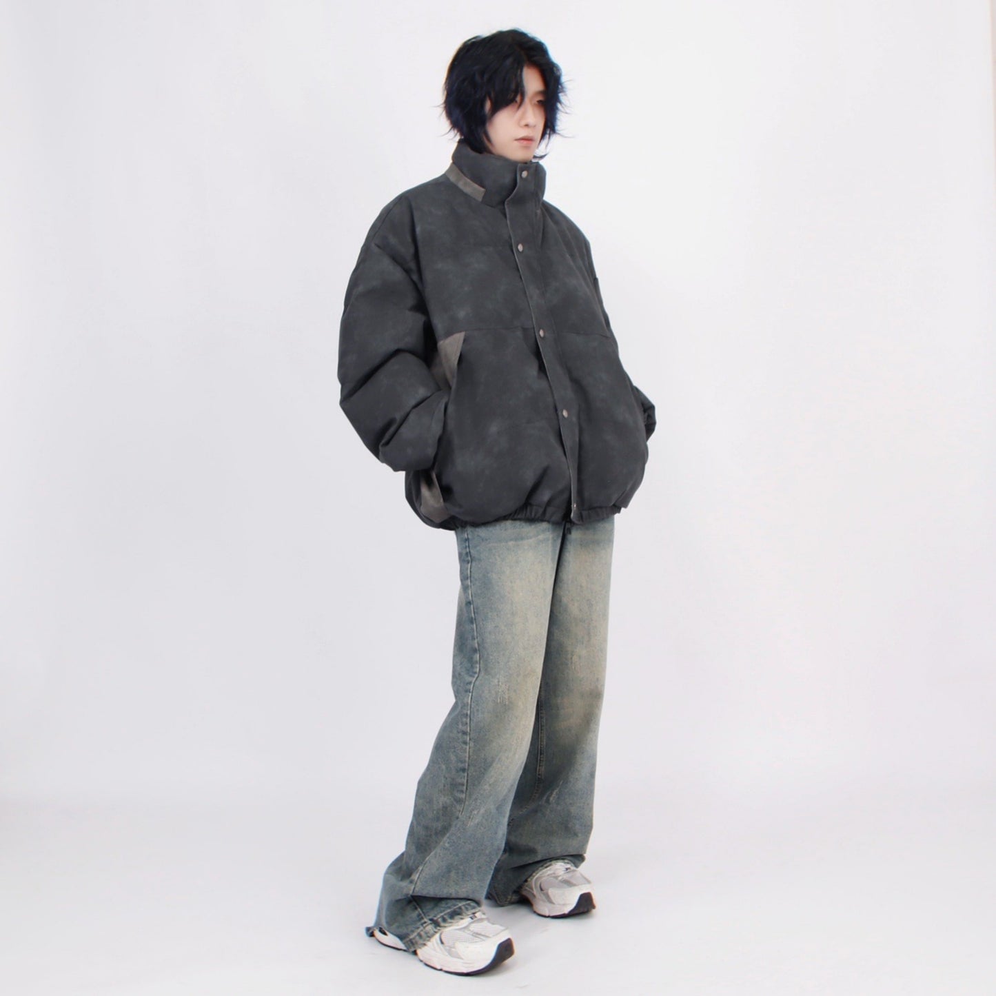 SPOTTED STAND PU JACKET MNW1555