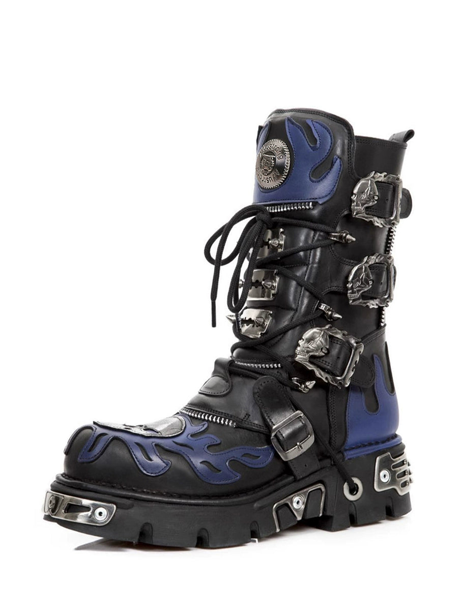 BLUE-BLACK REBEL BOOTS MNW1998