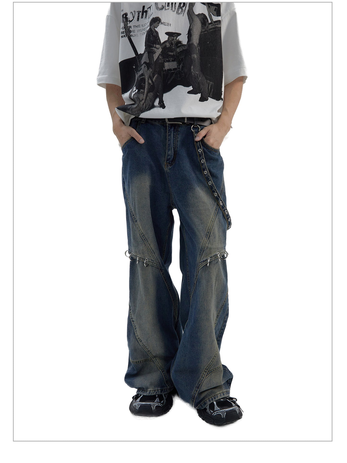 METAL FITTINGS FADE DENIM MNW1904
