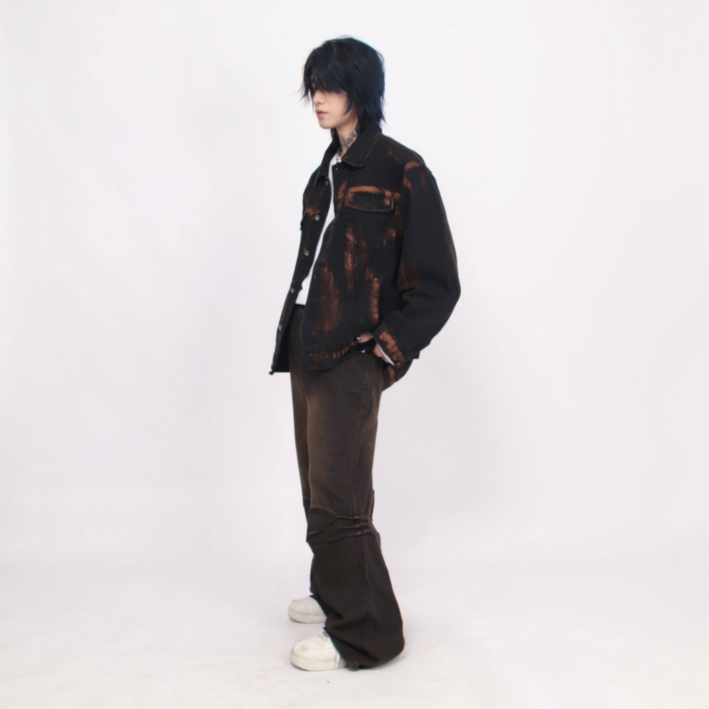OLD BLACK DENIM JACKET MNW1196