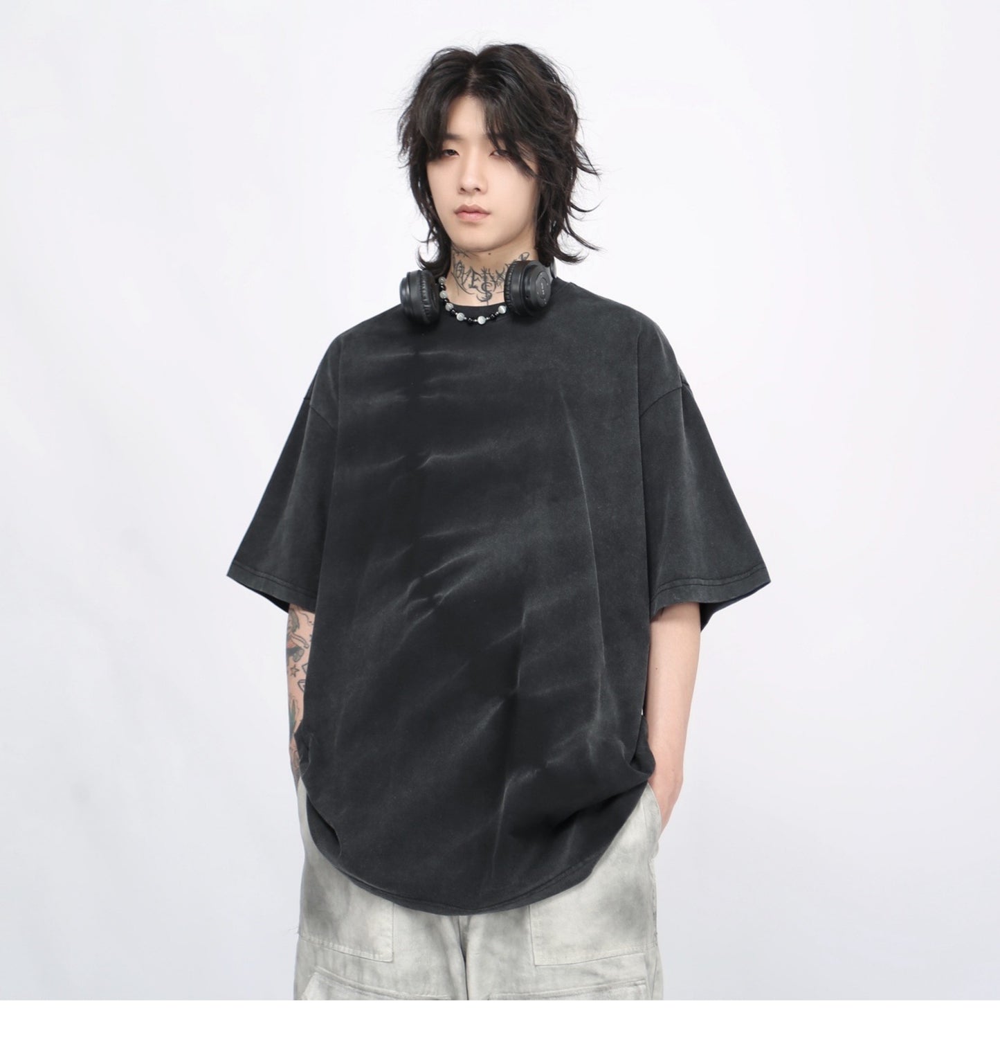 IRREGULAR TIE-DYE T-SHIRT MNW18