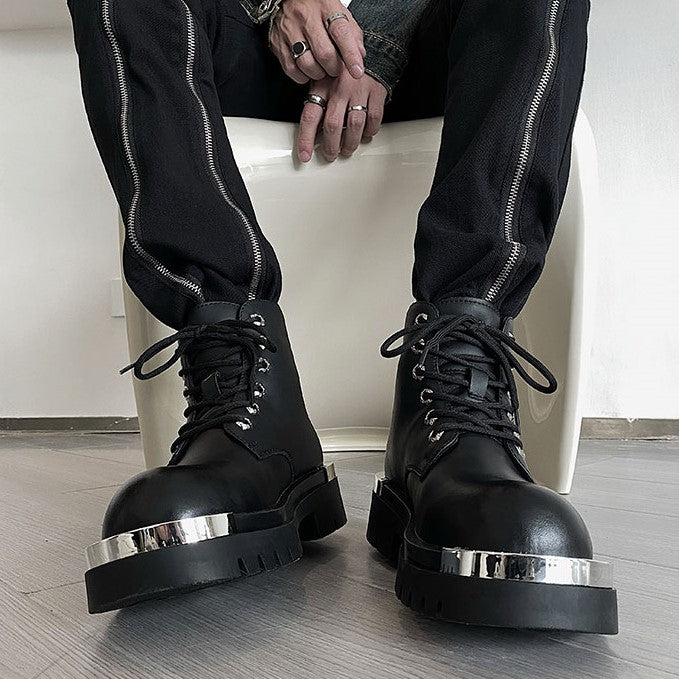 METAL LACE UP BOOTS MNW1240