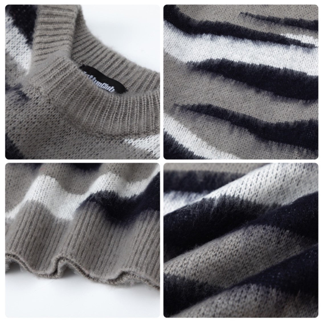 IRREGULAR COLOR KNIT MNW998