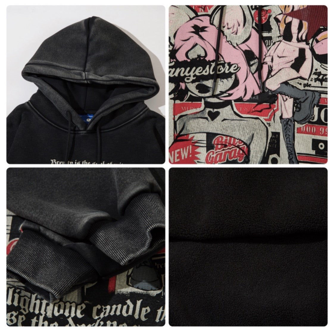 CARTOON HOODIE MNW1184