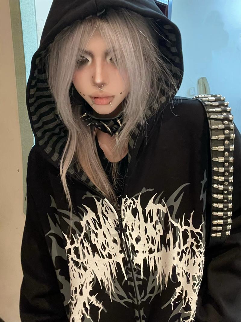 BLACKMARKED ZIP HOODIE MNW2020