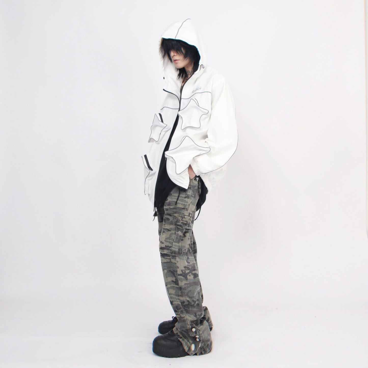 STAR PIPING HOODIE MNW1068