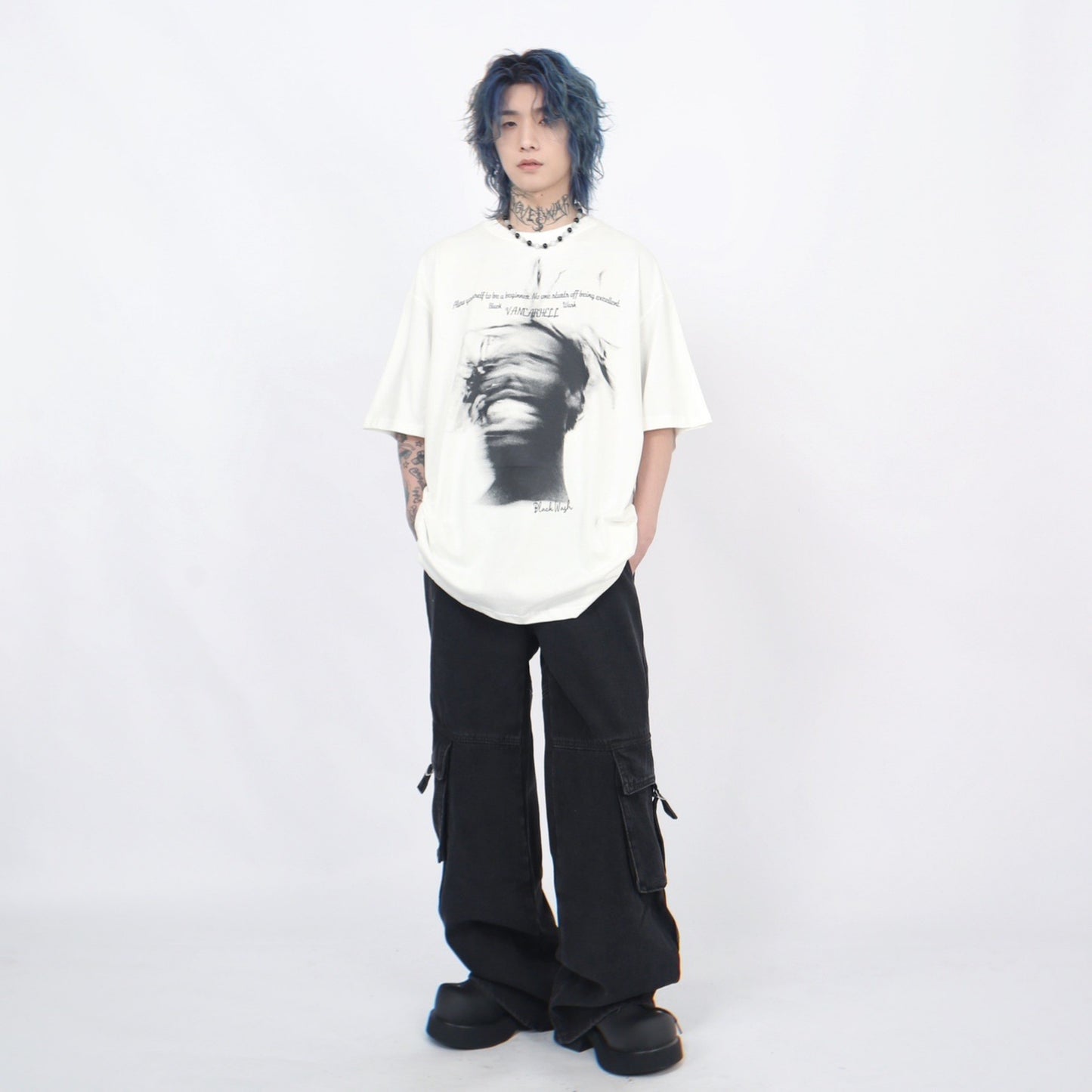 ABSTRACT FACE T-SHIRT MNW1784