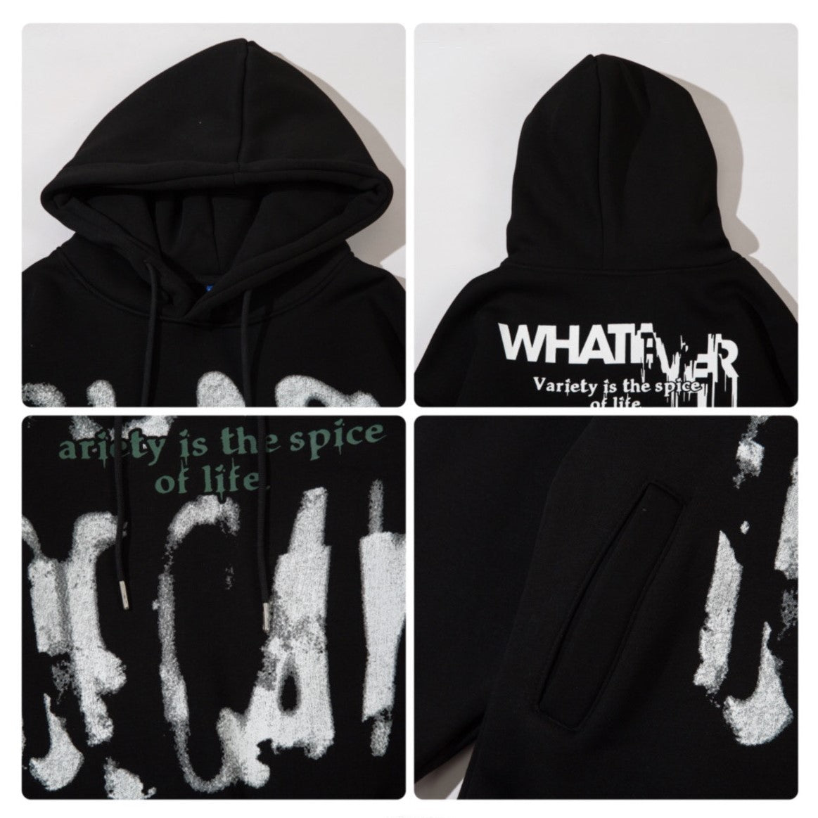 BROKEN LETTERS HOODIE MNW1182