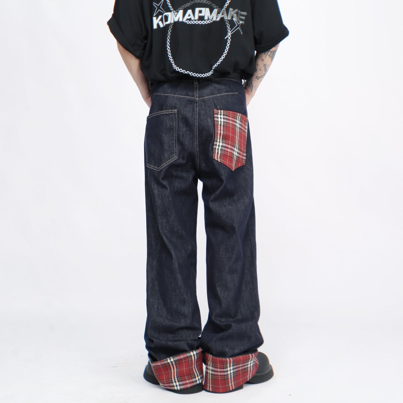 HEM CHECK DENIM MNW1860