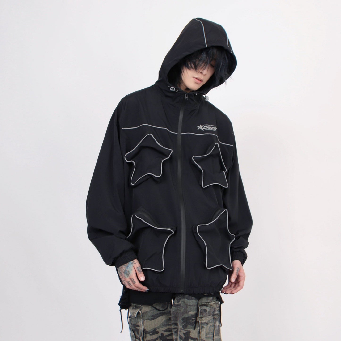 STAR PIPING HOODIE MNW1068