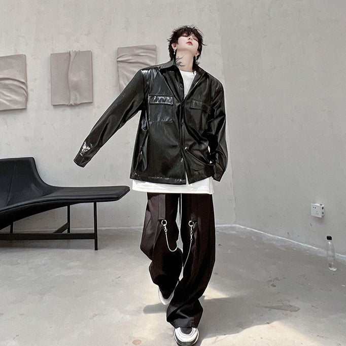 PU SHIRT BLOUSON MNW1050
