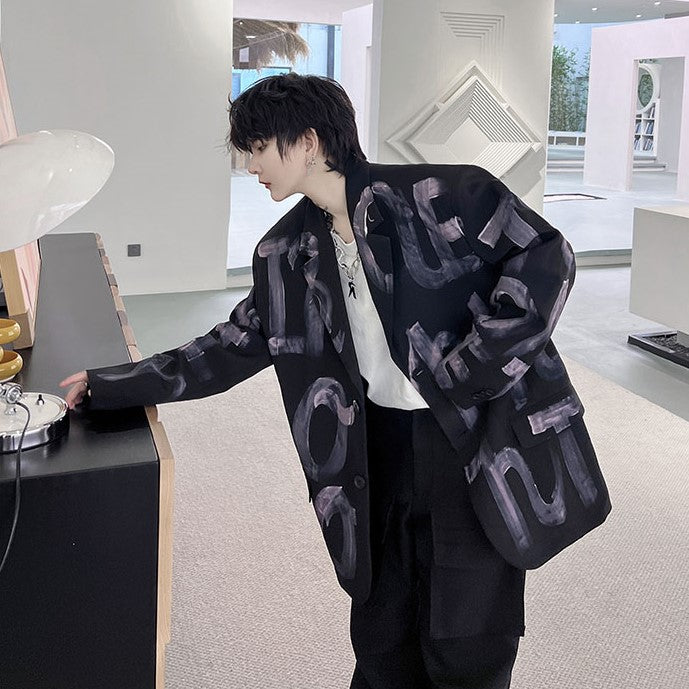 BIG TEXT JACKET MNW1051