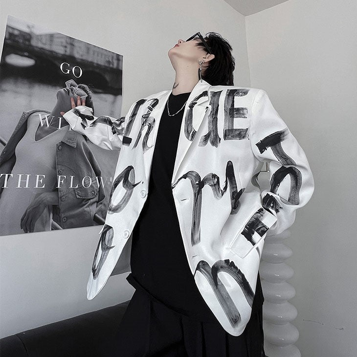 BIG TEXT JACKET MNW1051