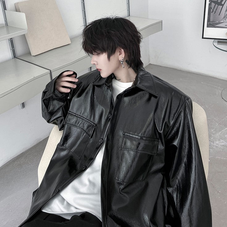 PU SHIRT BLOUSON MNW1050