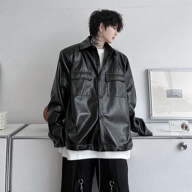 PU SHIRT BLOUSON MNW1050