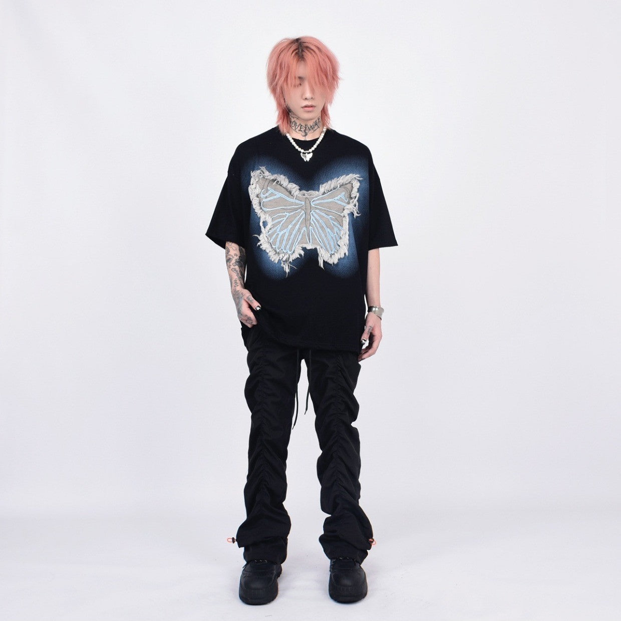 COLOR BUTTERFLY T-SHIRT MNW555