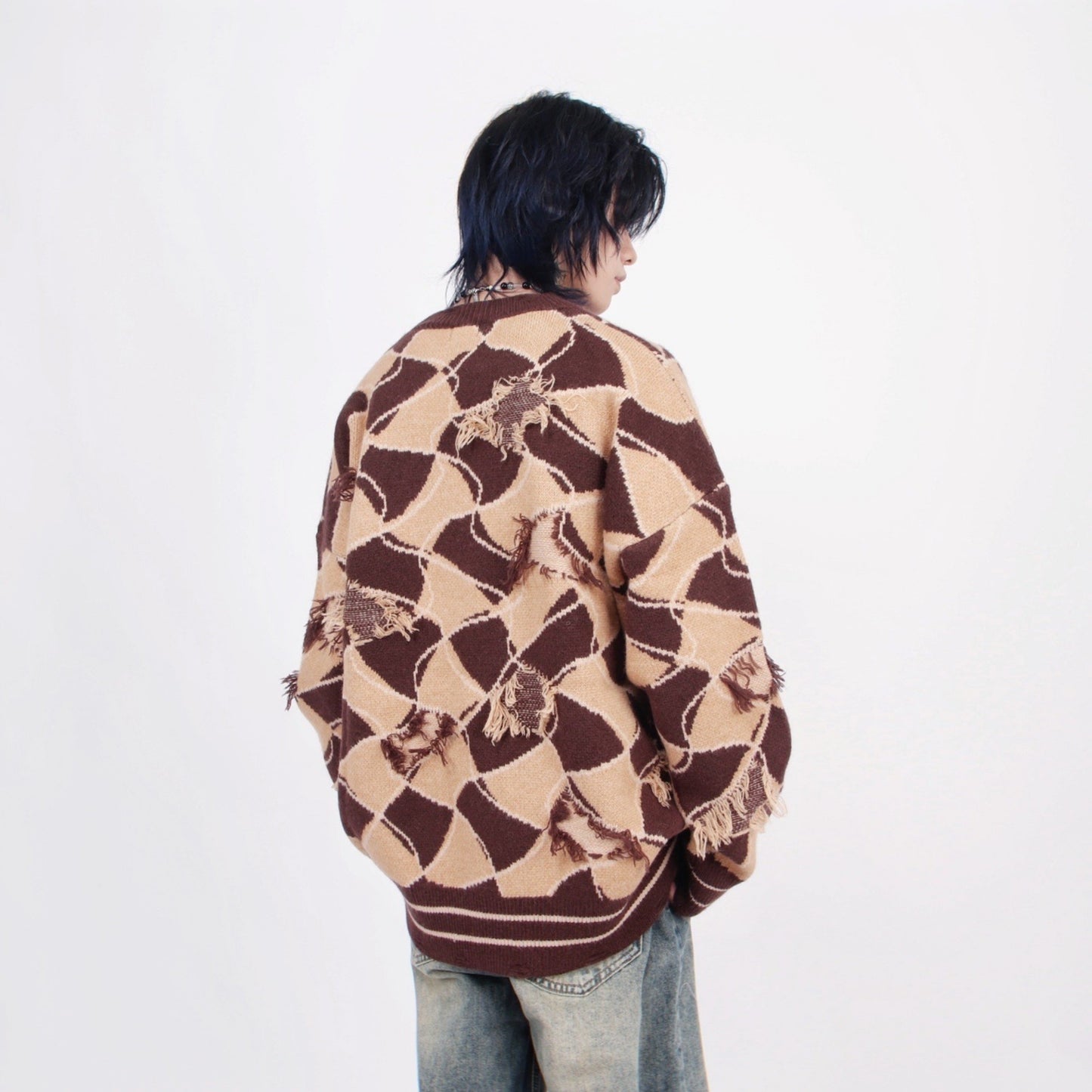 GEOMETRIC WAVE KNIT MNW1444