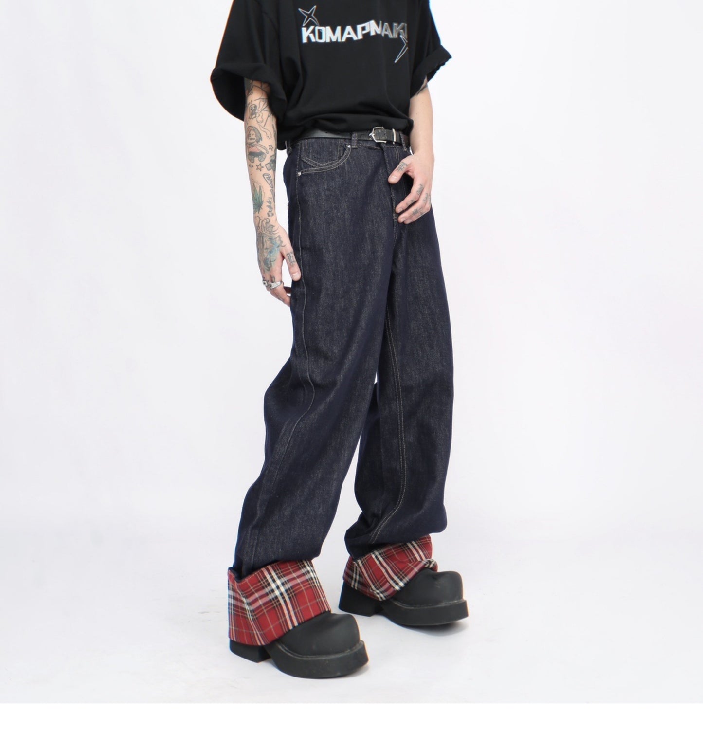 HEM CHECK DENIM MNW1860