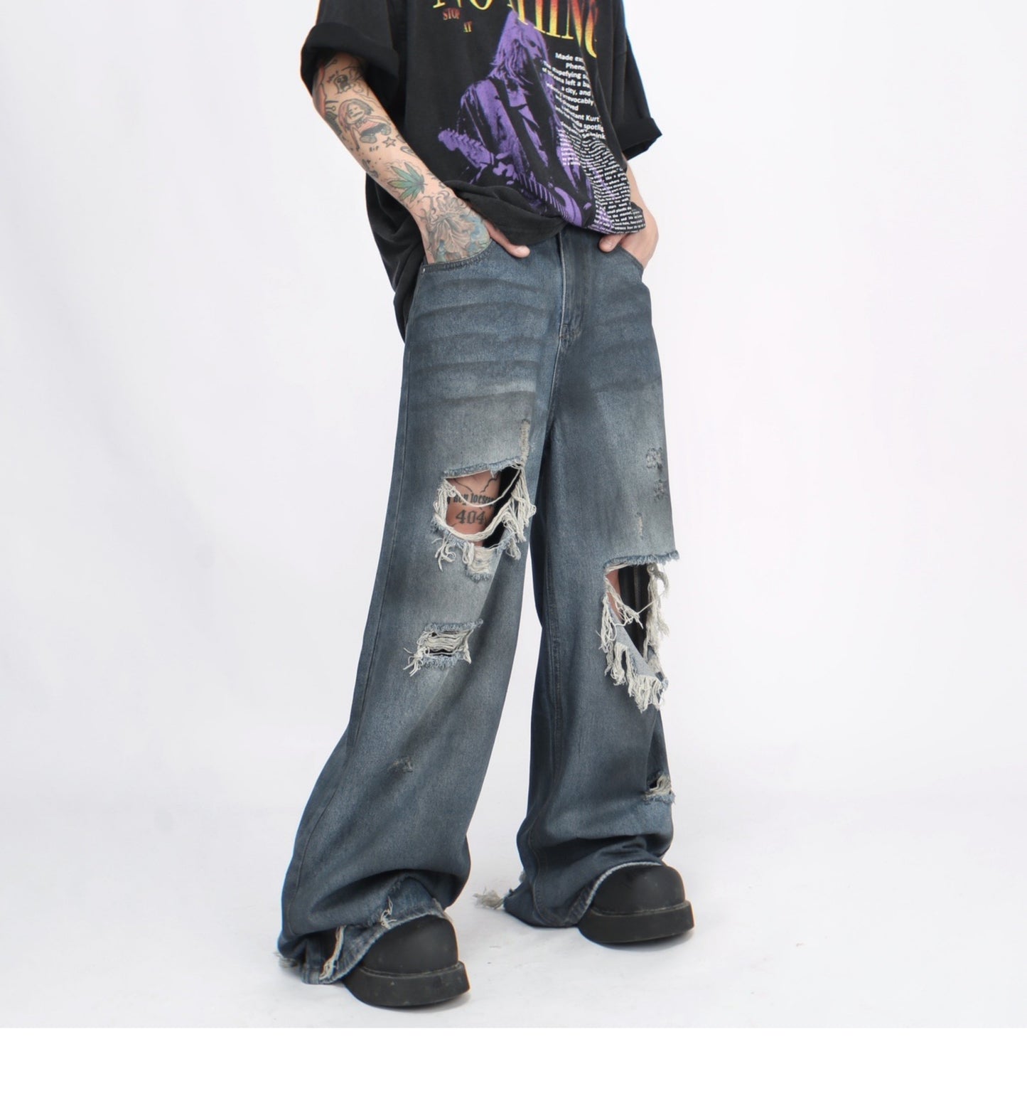 ROUGH HOLE DENIM MNW1862