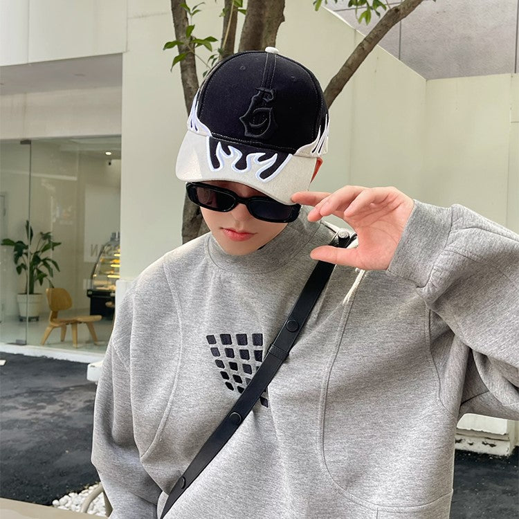 FLAME EMBROIDERY CAP MNW1590