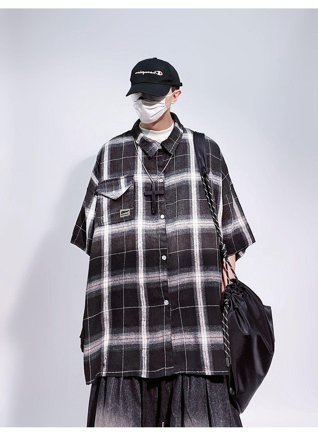 GRADIENT CHECK SHIRT MNW1886