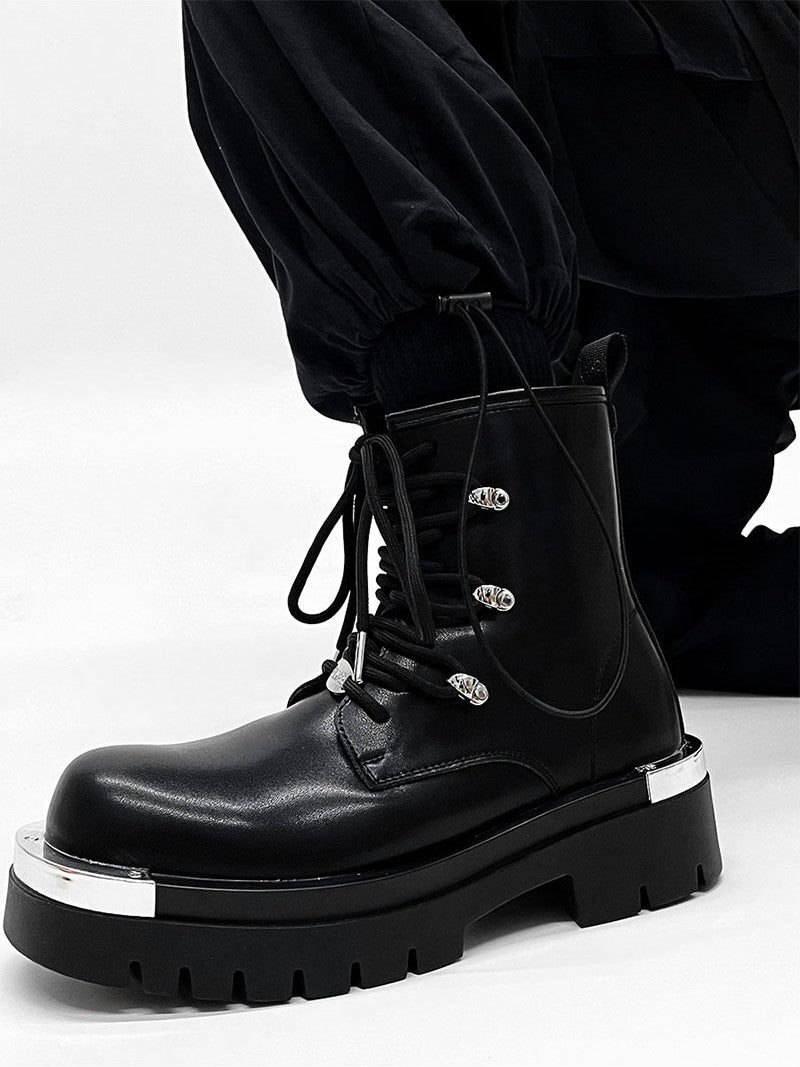 METAL LACE UP BOOTS MNW1254
