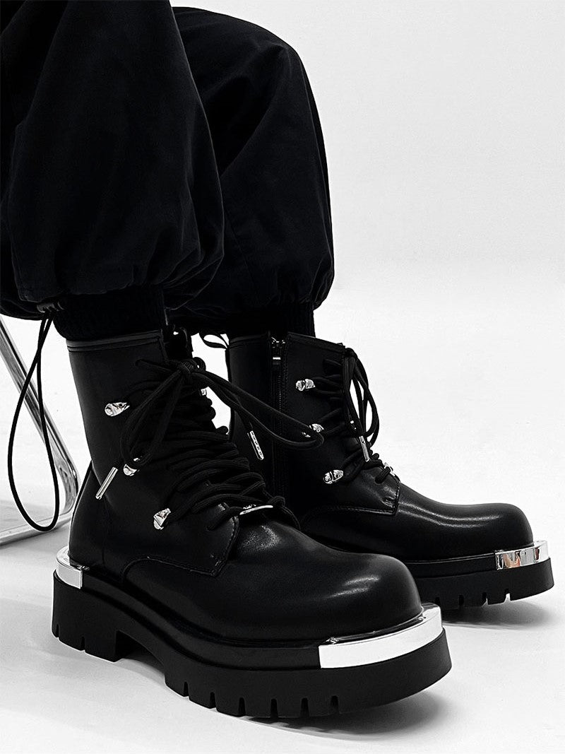METAL LACE UP BOOTS MNW1254