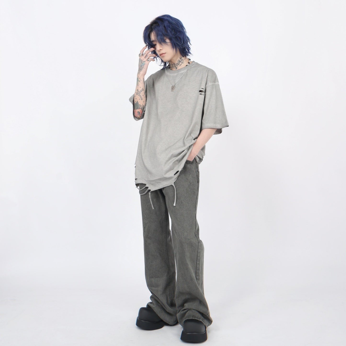 HARD DAMAGE T-SHIRT MNW1779