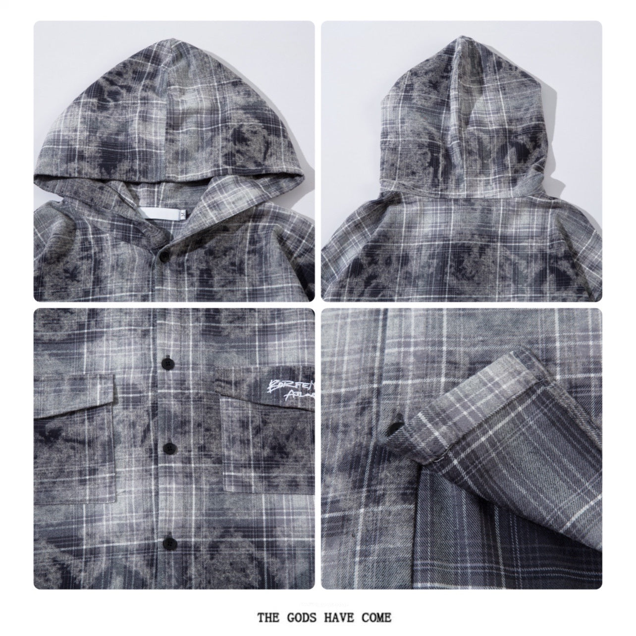 CHECK HOODIE MNW1891