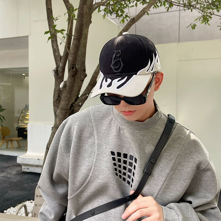 FLAME EMBROIDERY CAP MNW1590