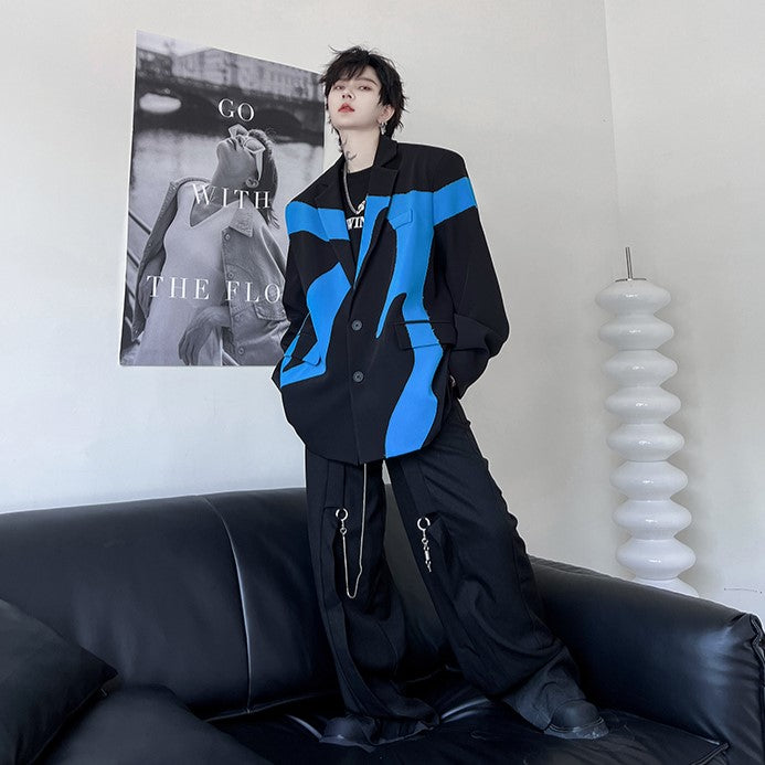 IRREGULAR COLOR JACKET MNW1052