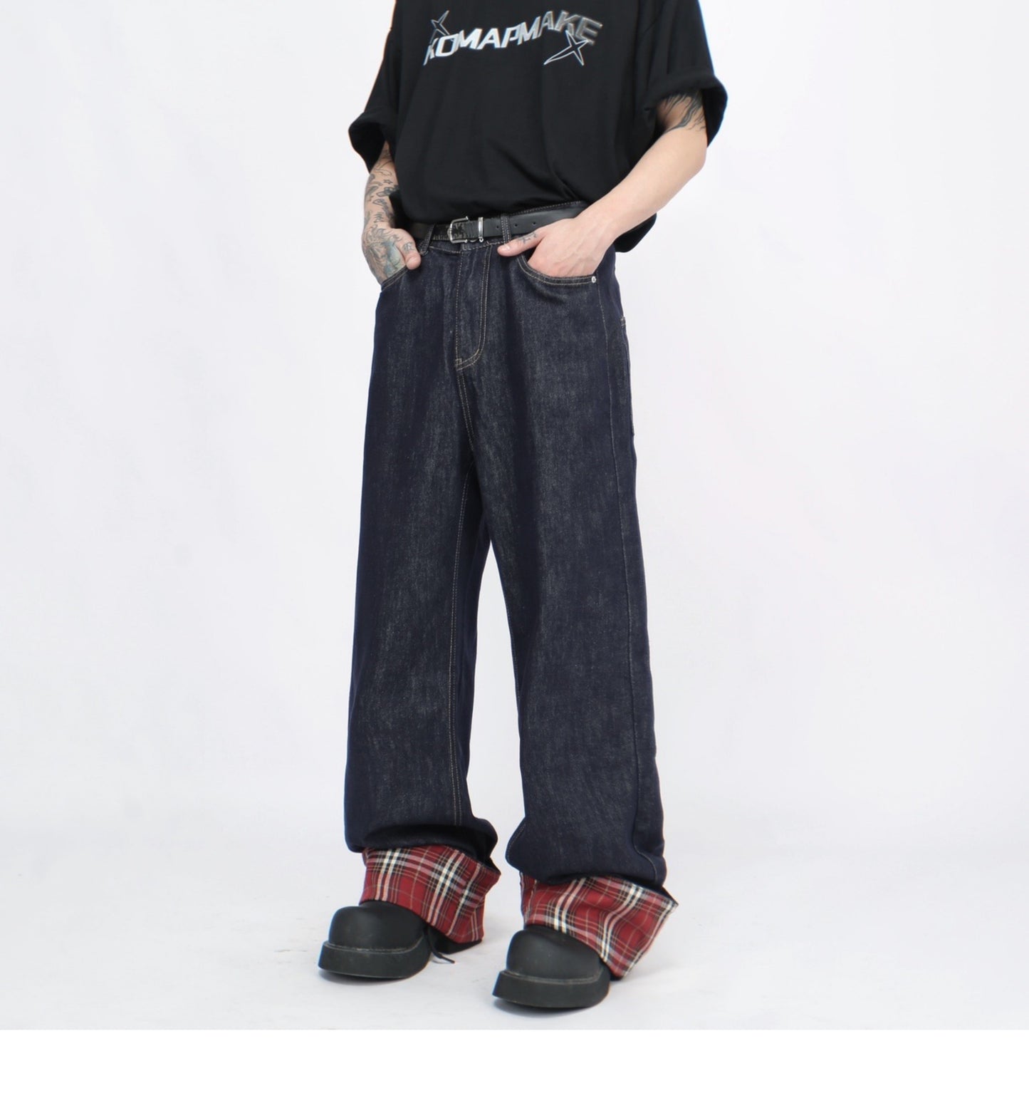 HEM CHECK DENIM MNW1860