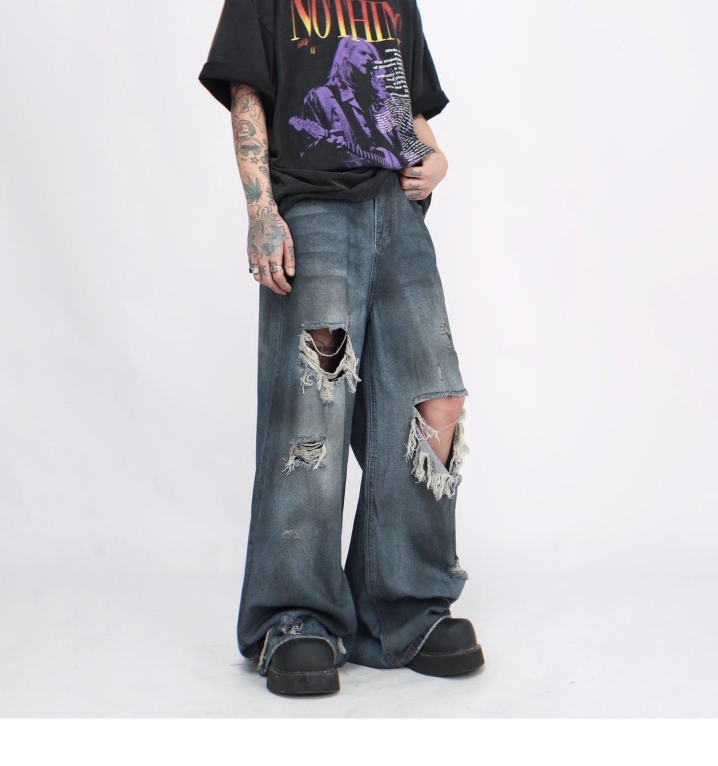 ROUGH HOLE DENIM MNW1862