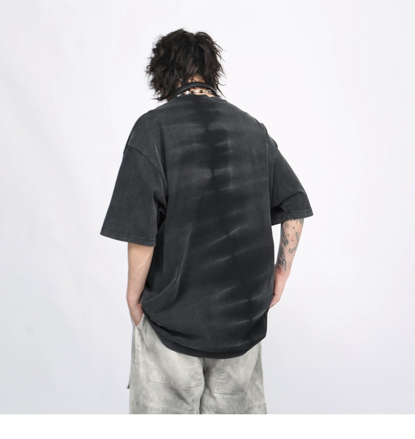 IRREGULAR TIE-DYE T-SHIRT MNW18