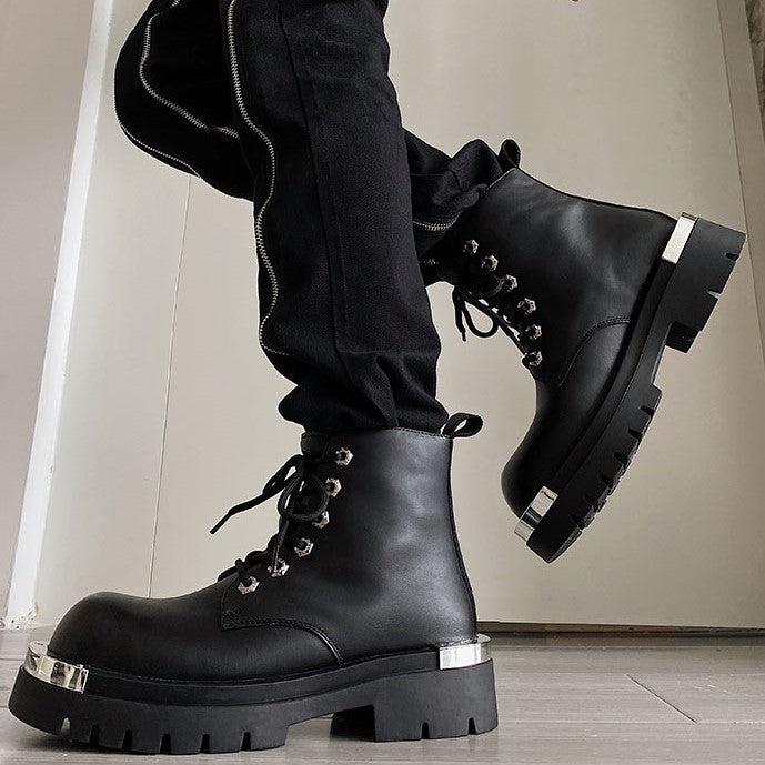 METAL LACE UP BOOTS MNW1240