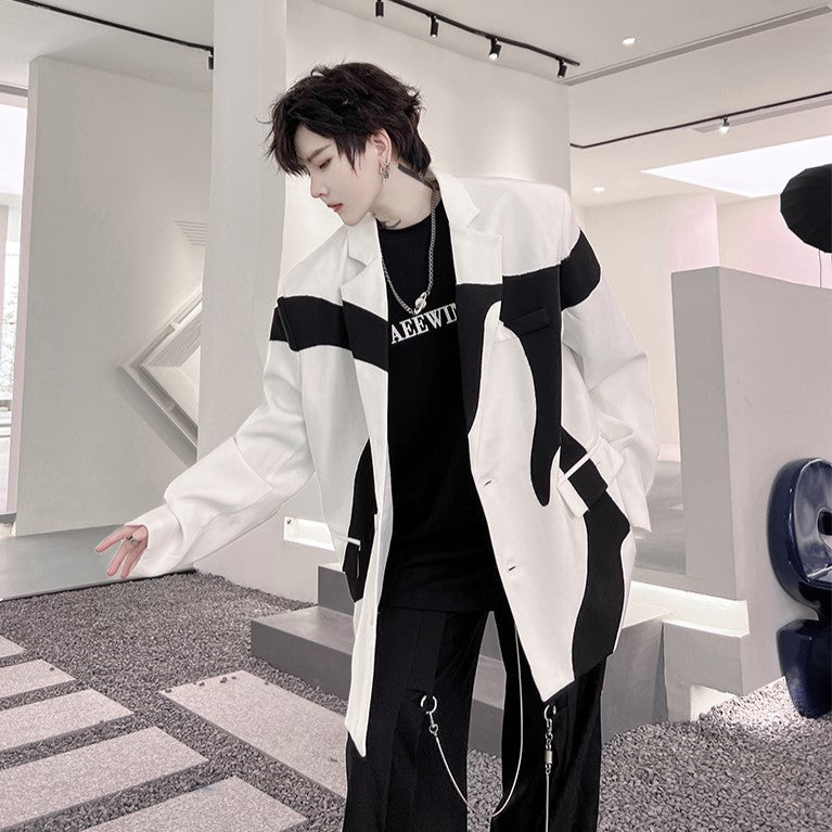 IRREGULAR COLOR JACKET MNW1052