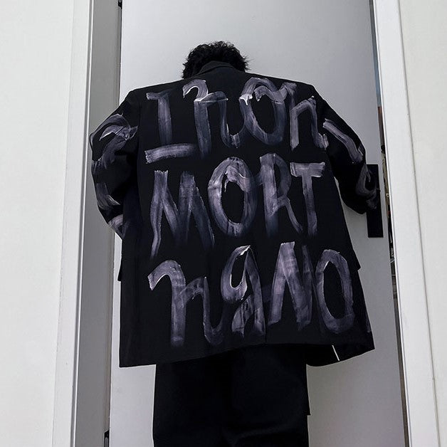BIG TEXT JACKET MNW1051