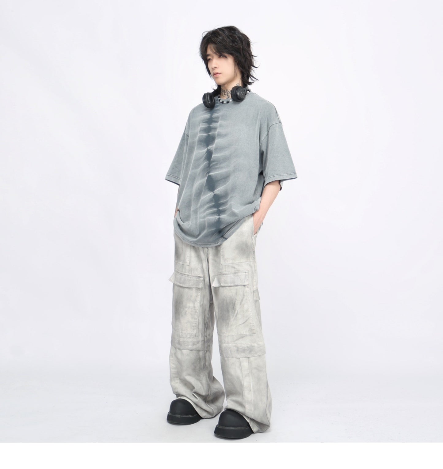 IRREGULAR TIE-DYE T-SHIRT MNW18
