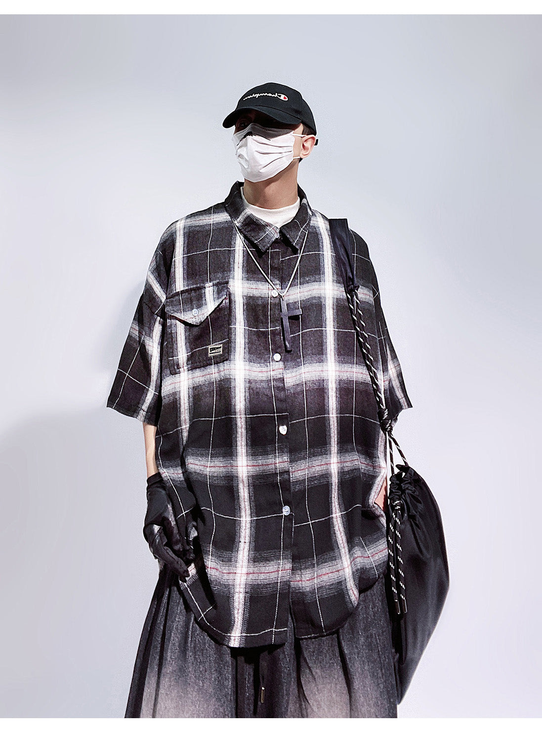 GRADIENT CHECK SHIRT MNW1886