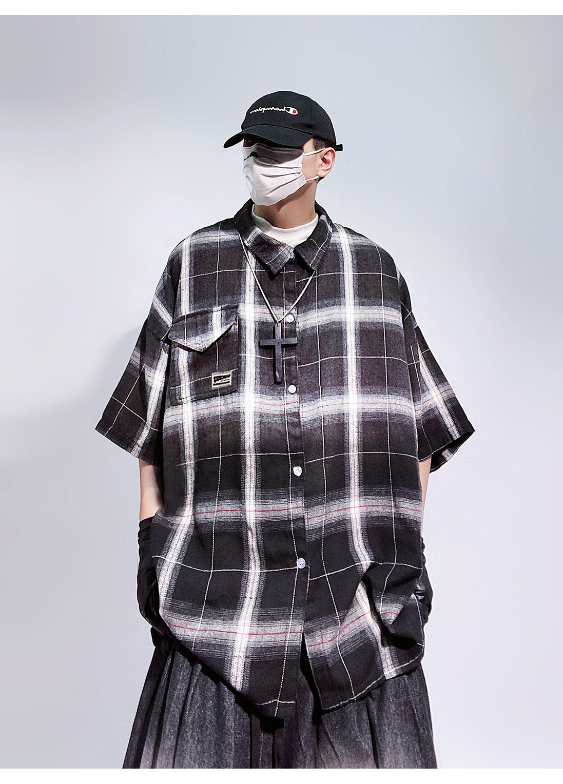 GRADIENT CHECK SHIRT MNW1886