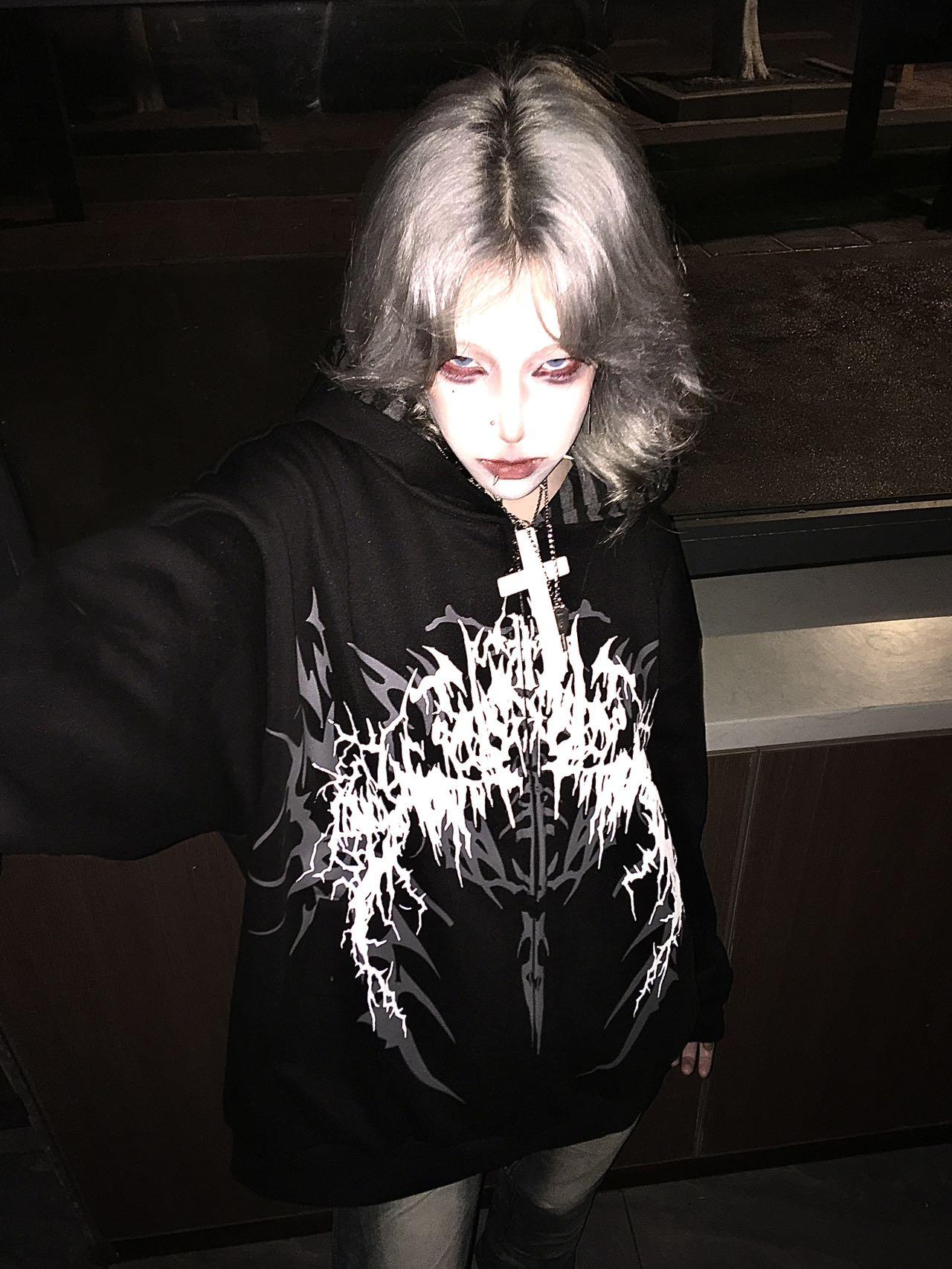 BLACKMARKED ZIP HOODIE MNW2020