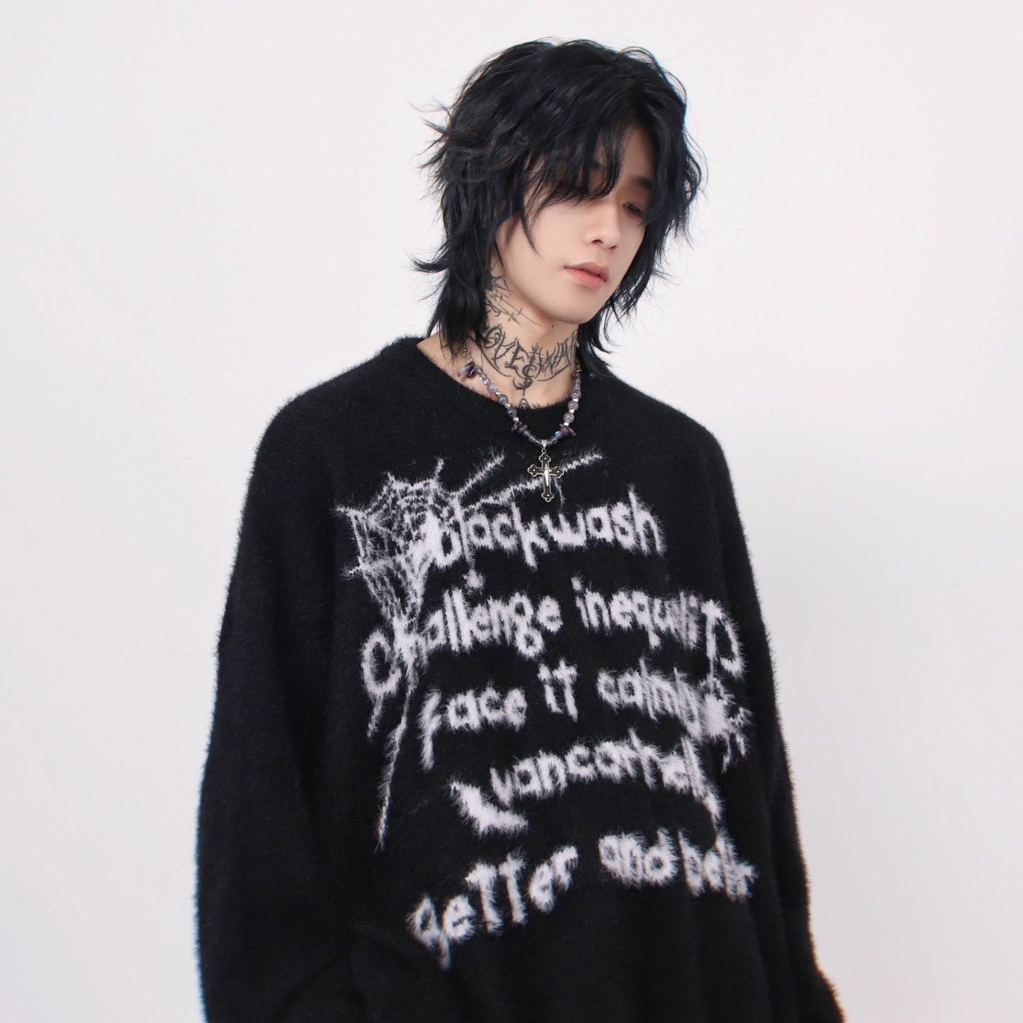 SPIDER TEXT KNIT MNW1443