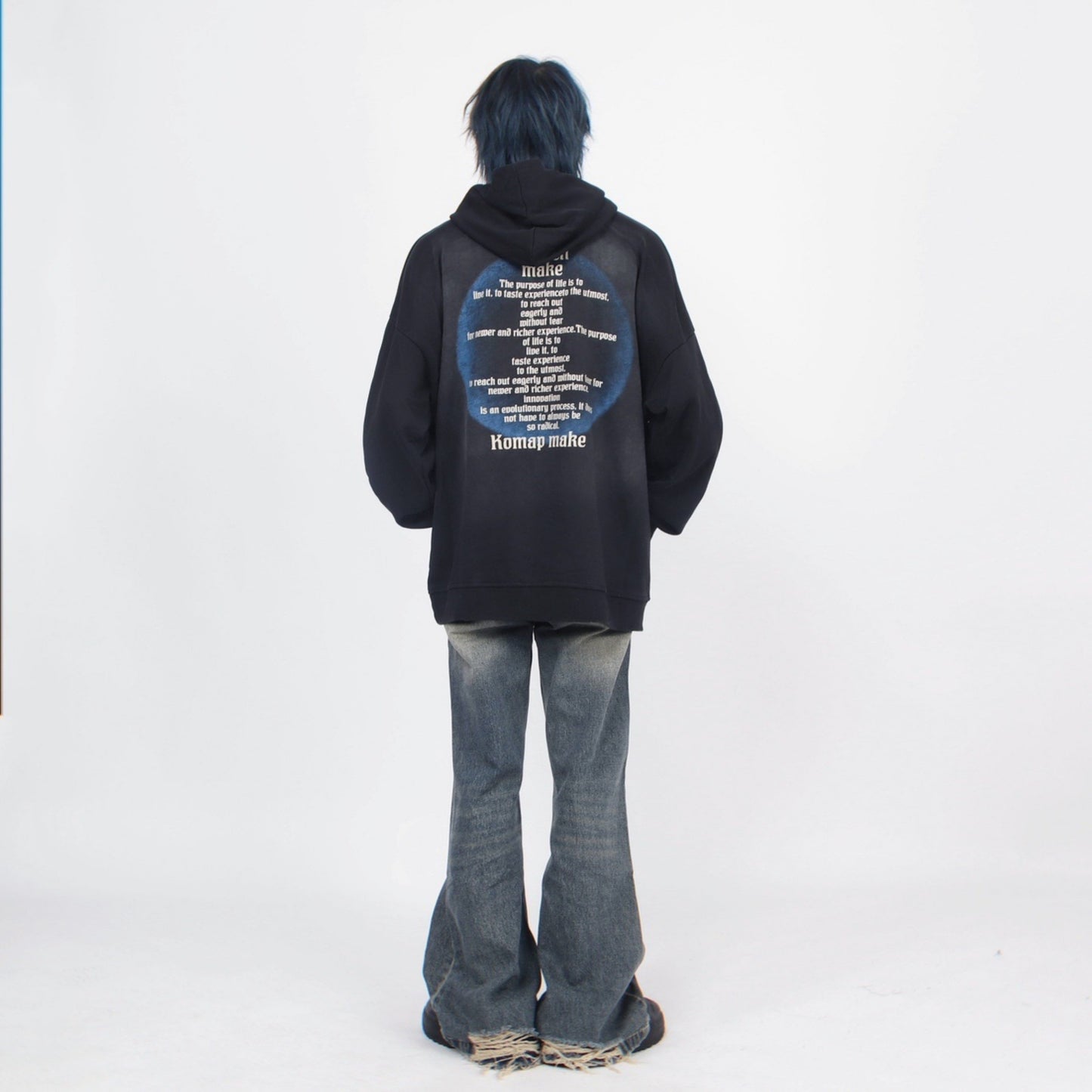 GRADIENT CIRCLE HOODIE MNW996