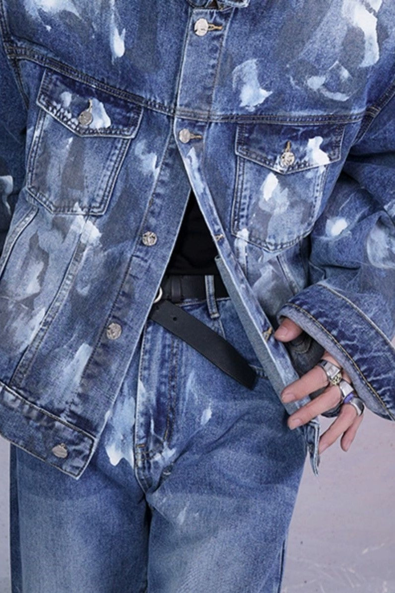 PAINT STAIN DENIM MNW1679