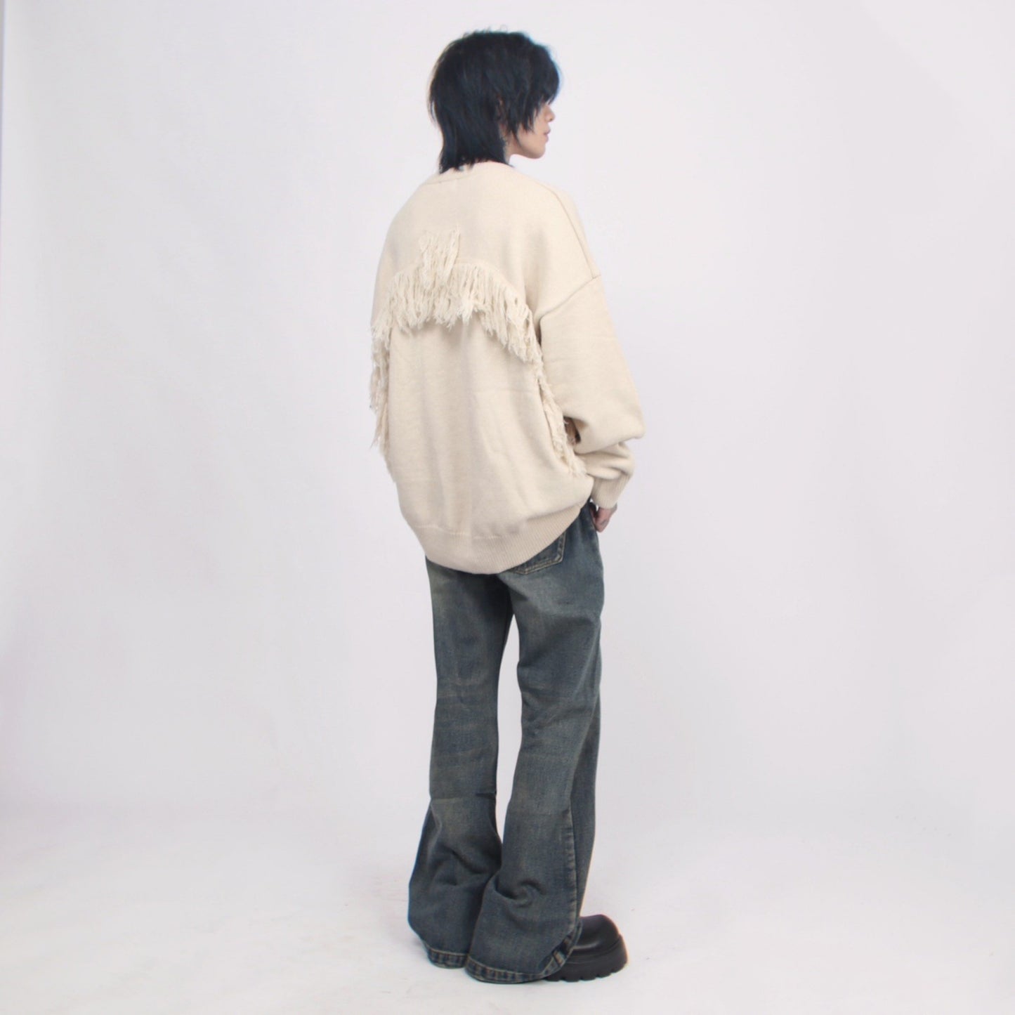 FRINGE PLAIN KNIT MNW1166